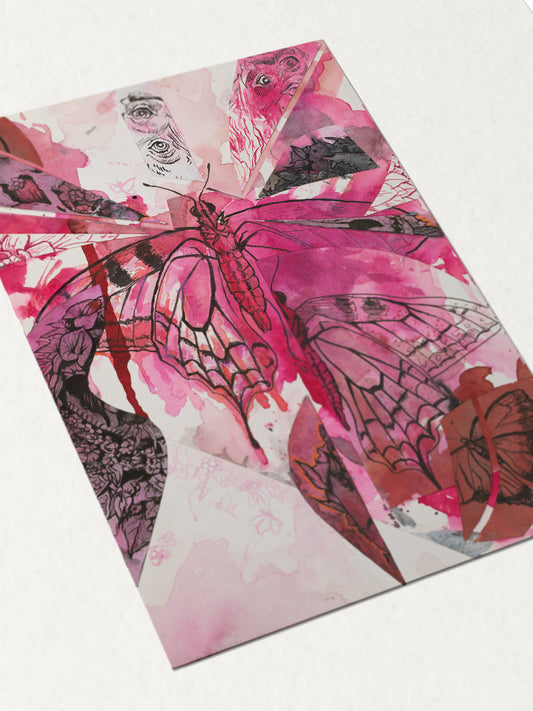 Postcard 'BnB Butterfly'