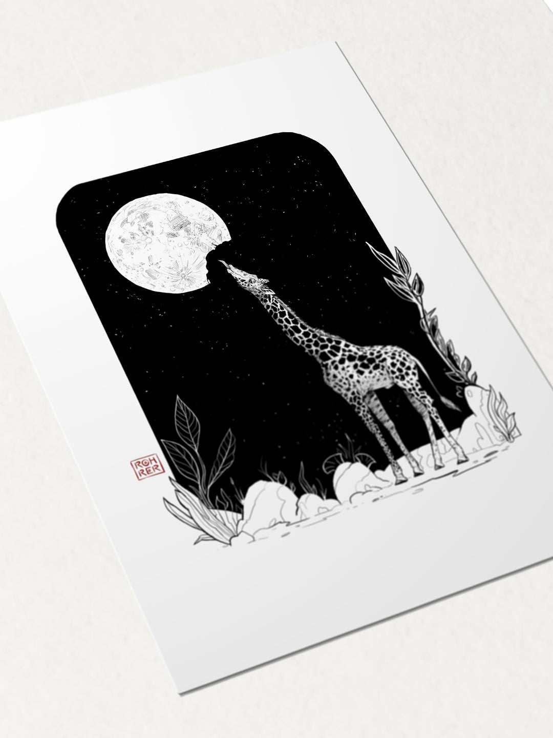 Postcard 'Moon'